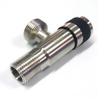 Кран кутовий S Line 1/2" х 3/4" букса